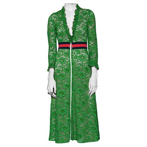 gucci green long dress|gucci midi dresses.